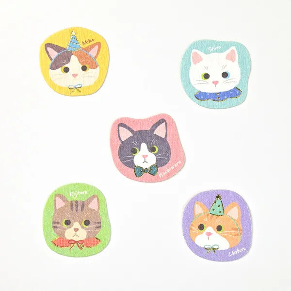 NB Flake Sticker Packet - Happy Cats