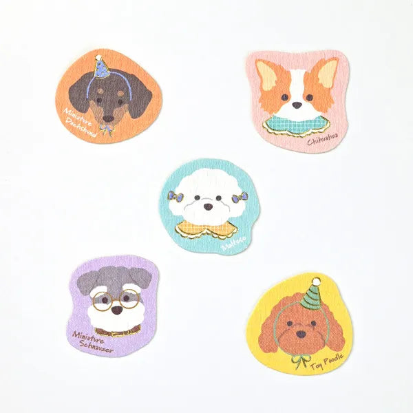 NB Flake Sticker Packet - Happy Dogs