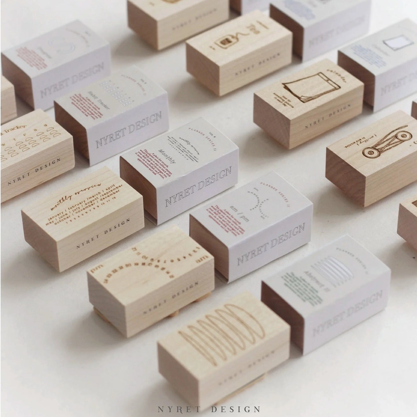 NYRET Design Vo.8 Planner Series II Rubber Stamps