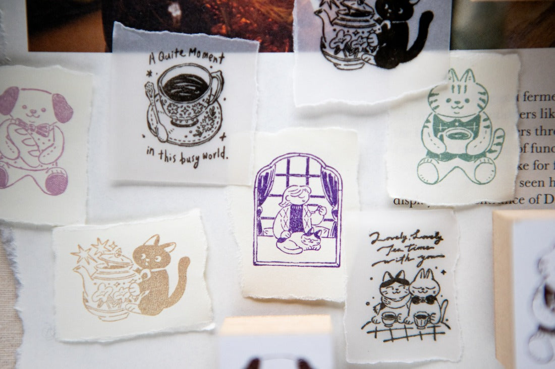 OURS "The Gift" Team Room Series Rubber Stamp