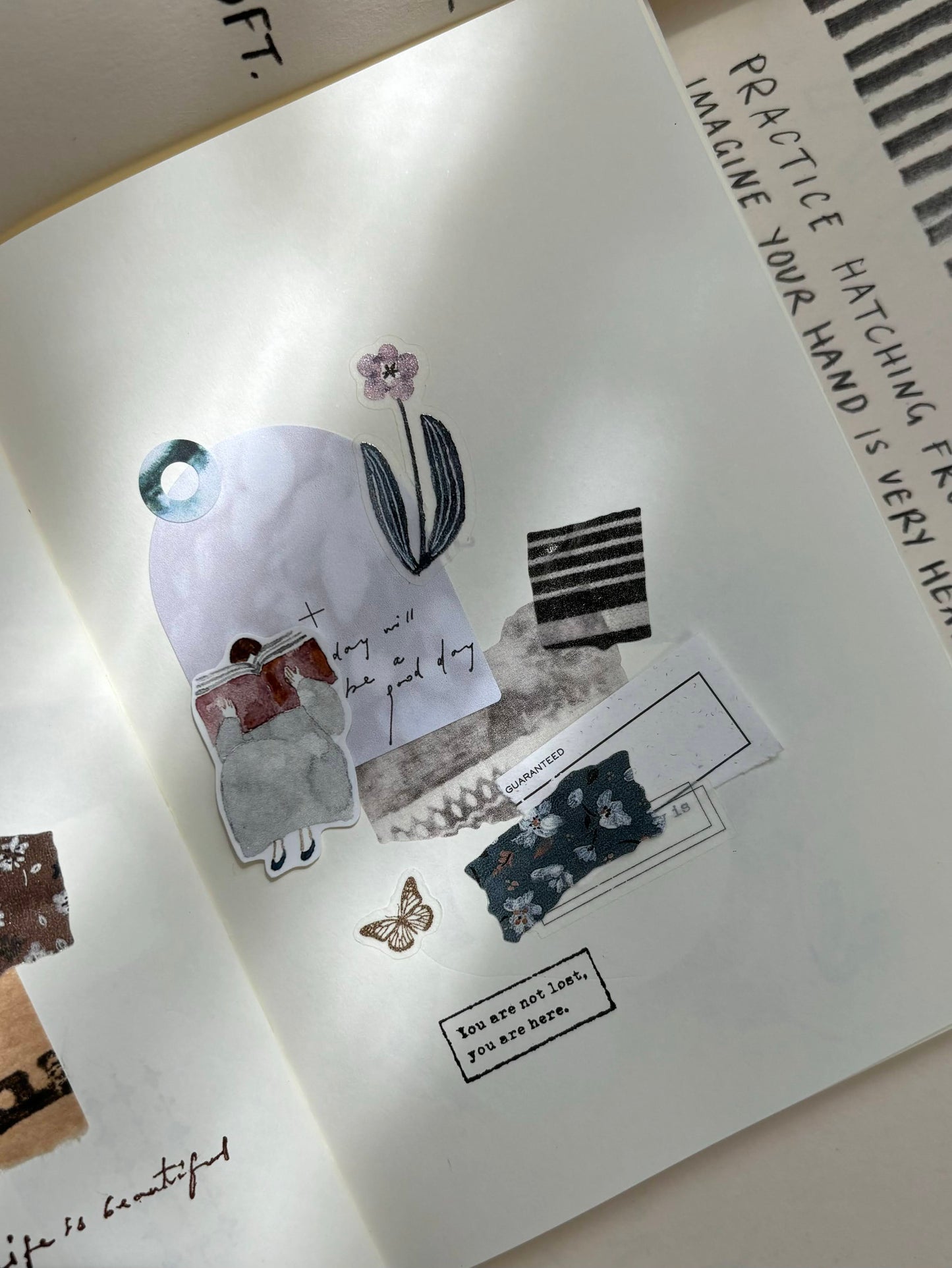 Pion "Floral Cloth" Die-Cut Washi Tape