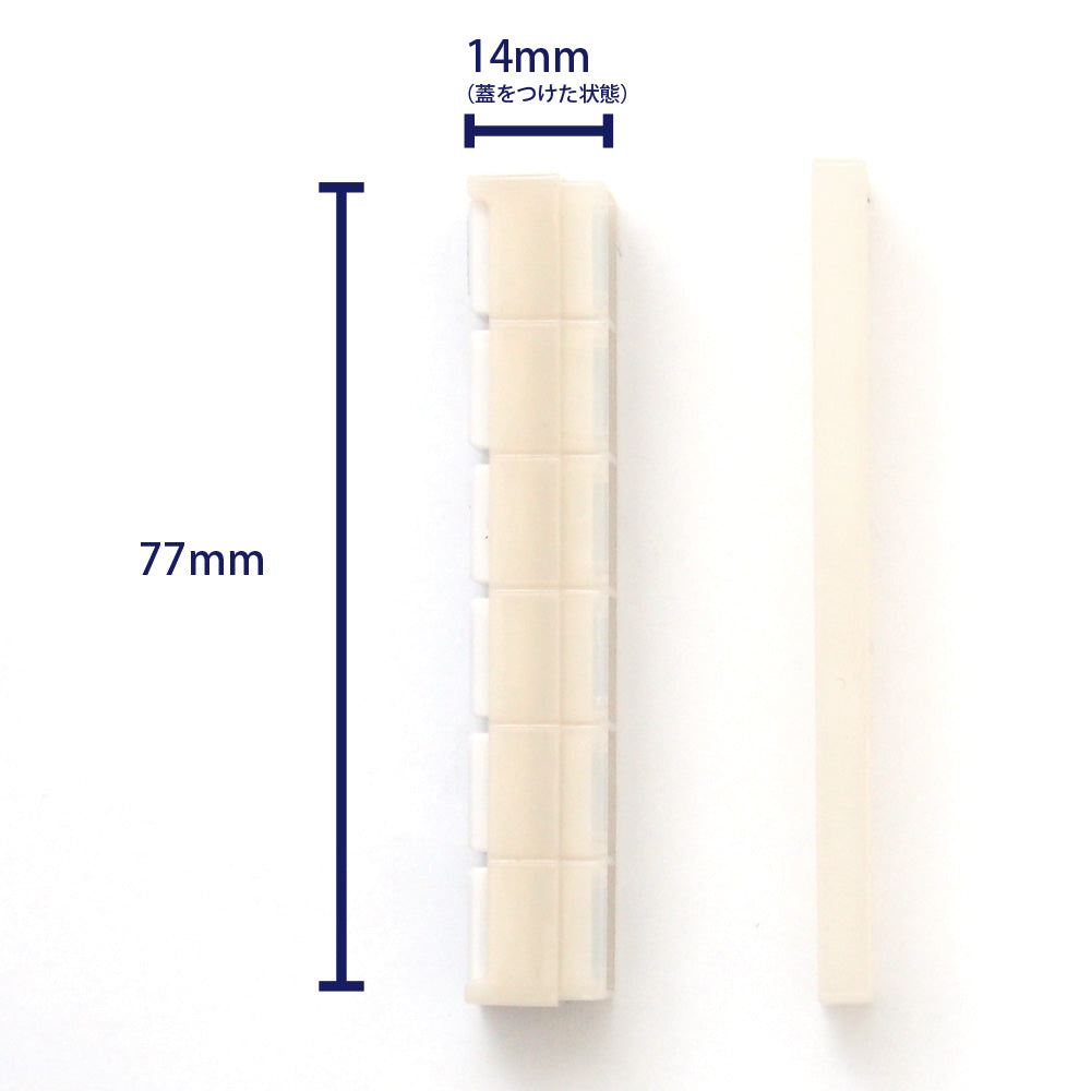 Kodomo No Kao Pochitto6 Pre-Inked Push-button Stamp - Striped Mark