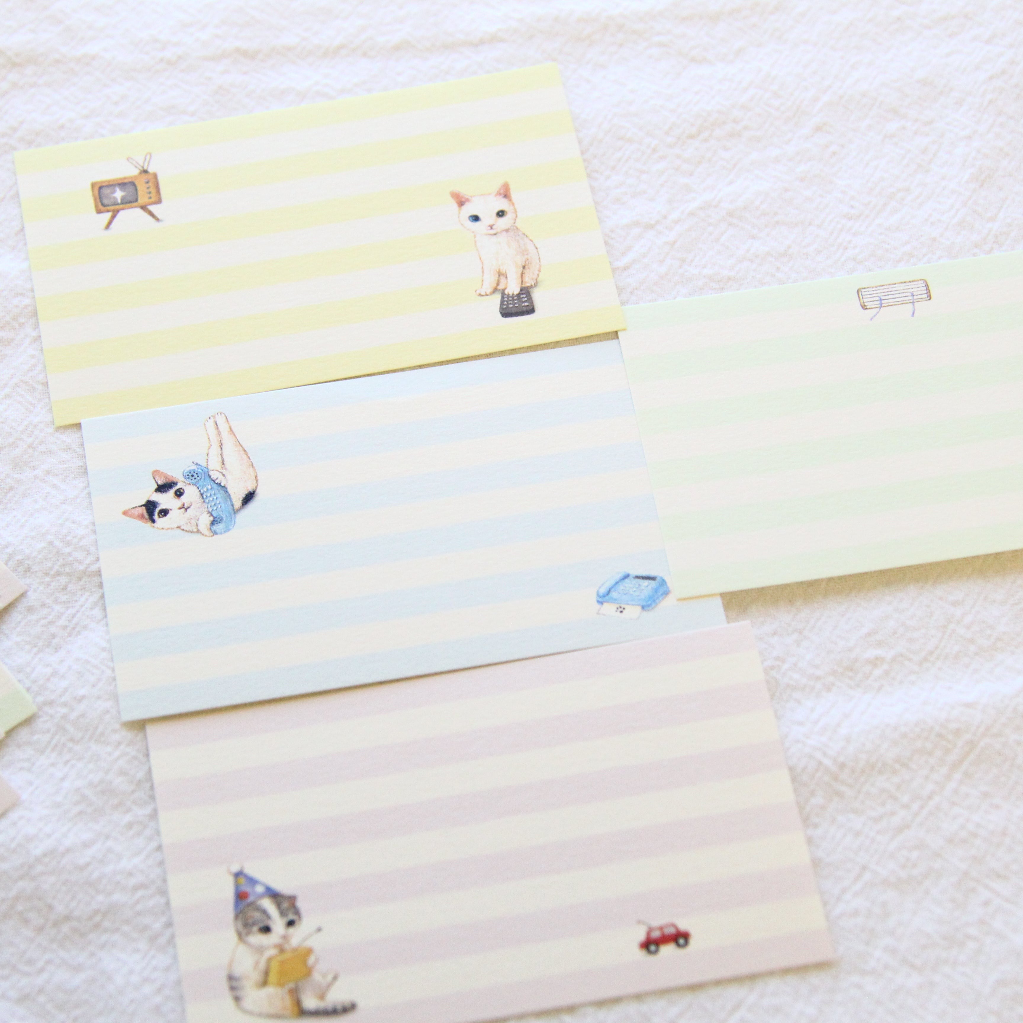 Cute Animal Letter Set - Japanese Stationery - sweet kawaii Daiso