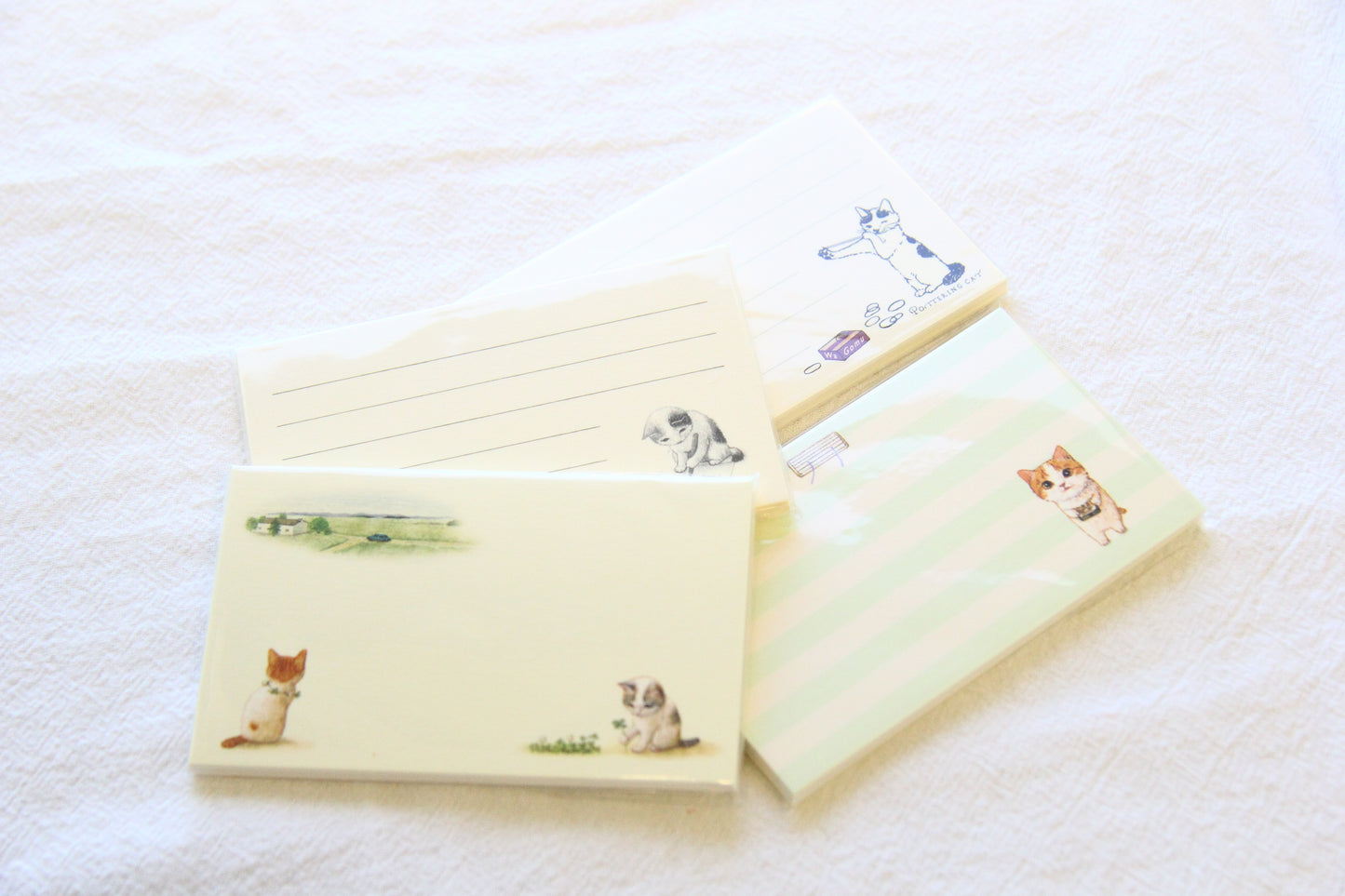 Pottering Cat Message Memo Paper Set - Slingshot