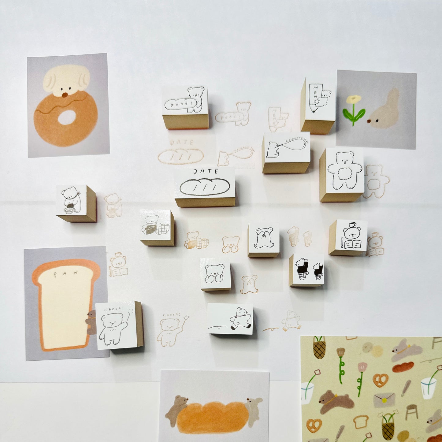 ranmyu Rubber Stamp - Laundry Basket