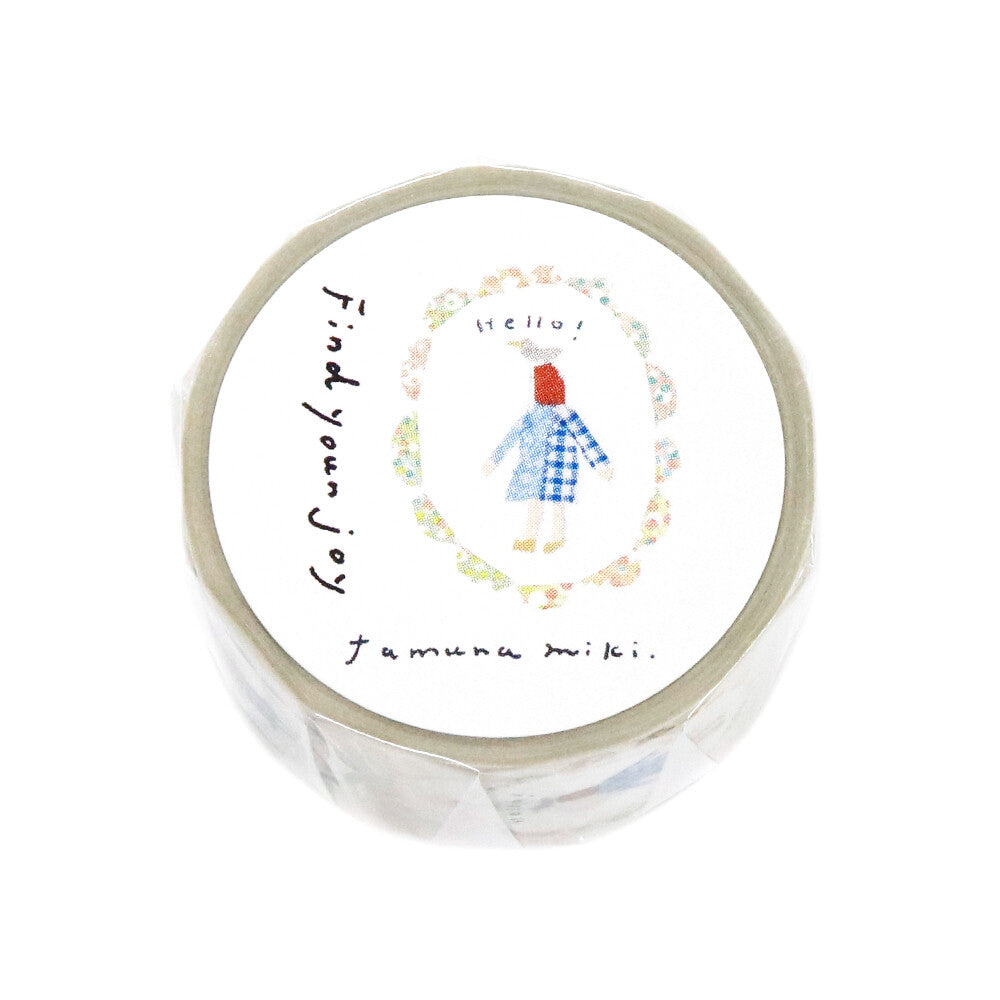 Miki Tamura x Saien Washi Art Washi Tape - Find your joy