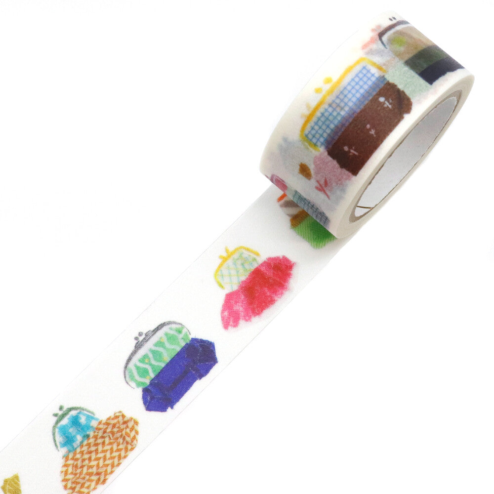 Miki Tamura x Saien Washi Art Washi Tape - coin purse