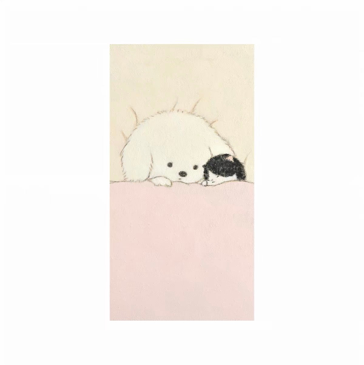 Square Studio x Pige Artist Collab Slim Notebook of Mix Paper and Illustration, 4 Designs