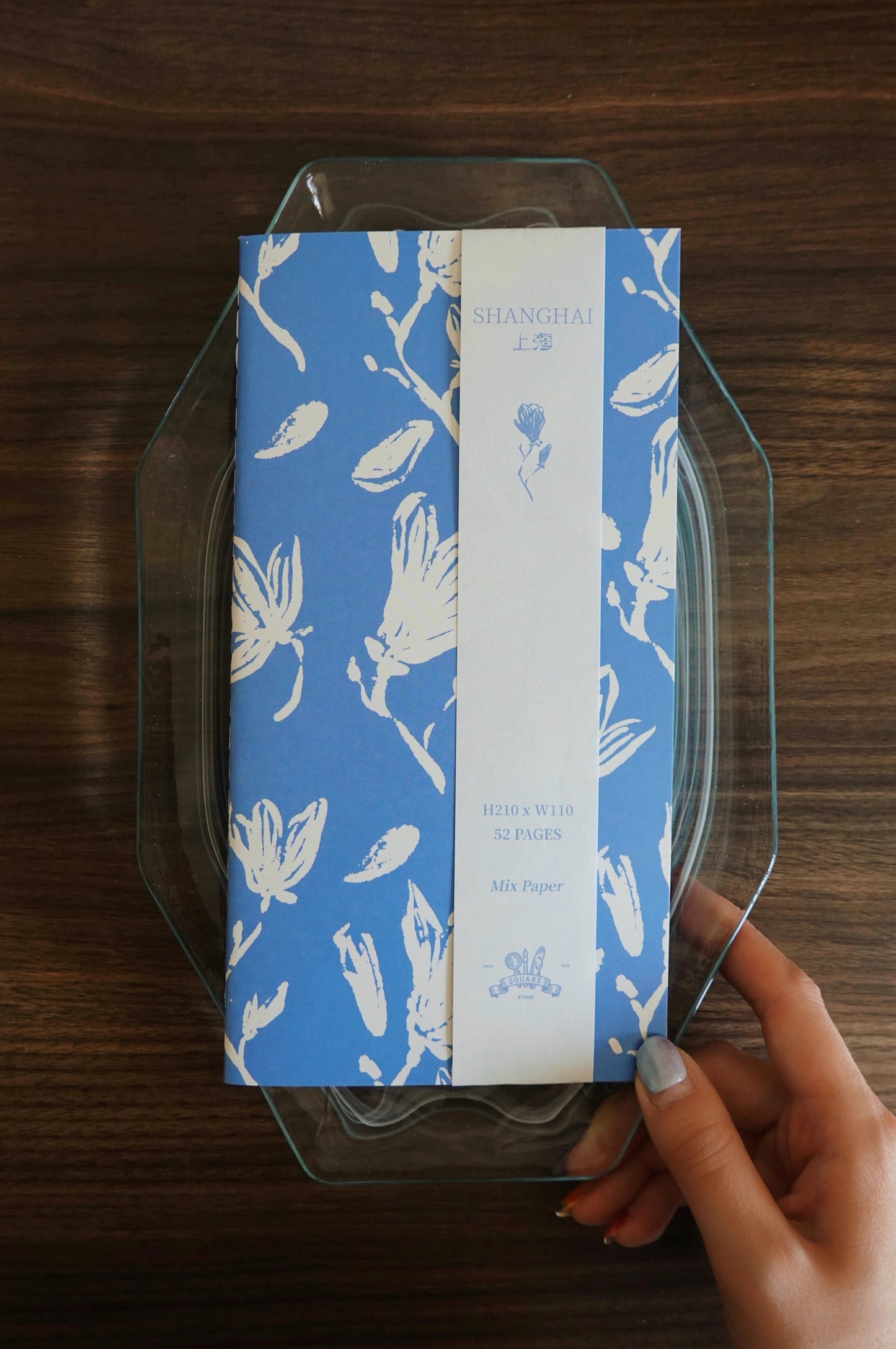 Square Studio Slim Notebook - Shanghai Collection, 2 Paper Styles