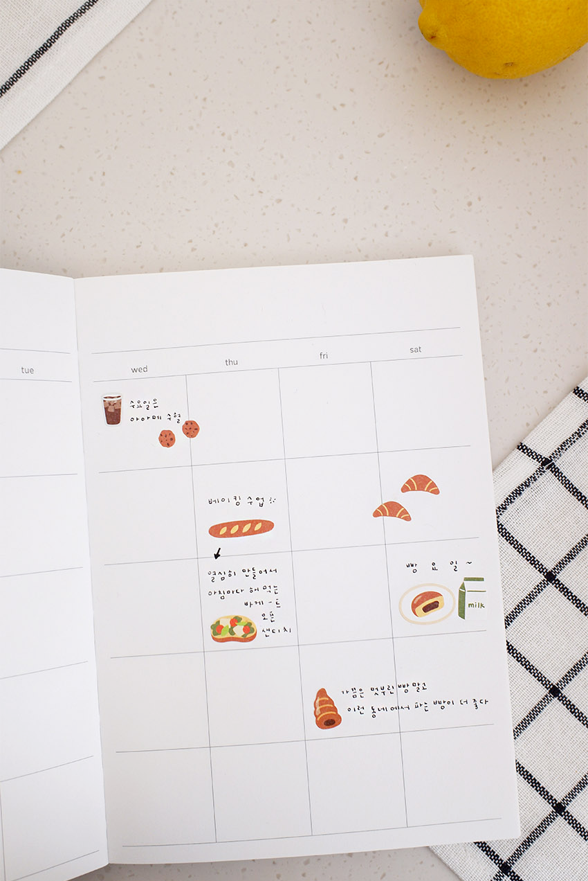 Suatelier Sticker Sheet No.1156, food trip #7