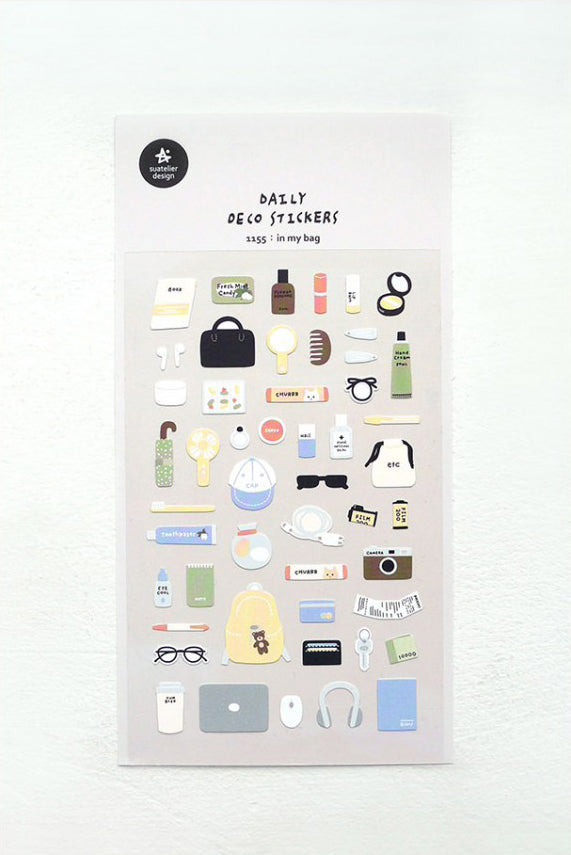 Suatelier Sticker Sheet No.1155, in my bag