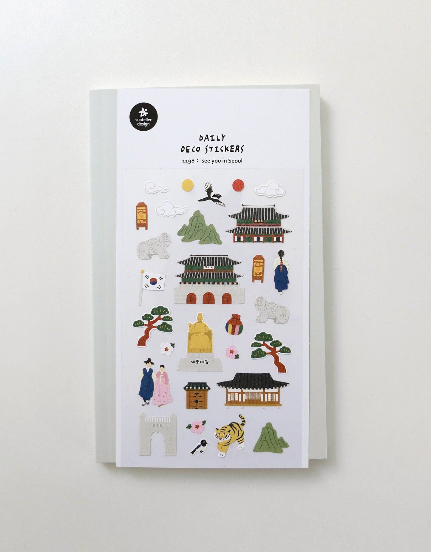 Suatelier Sticker Sheet No.1198, see you in Seoul