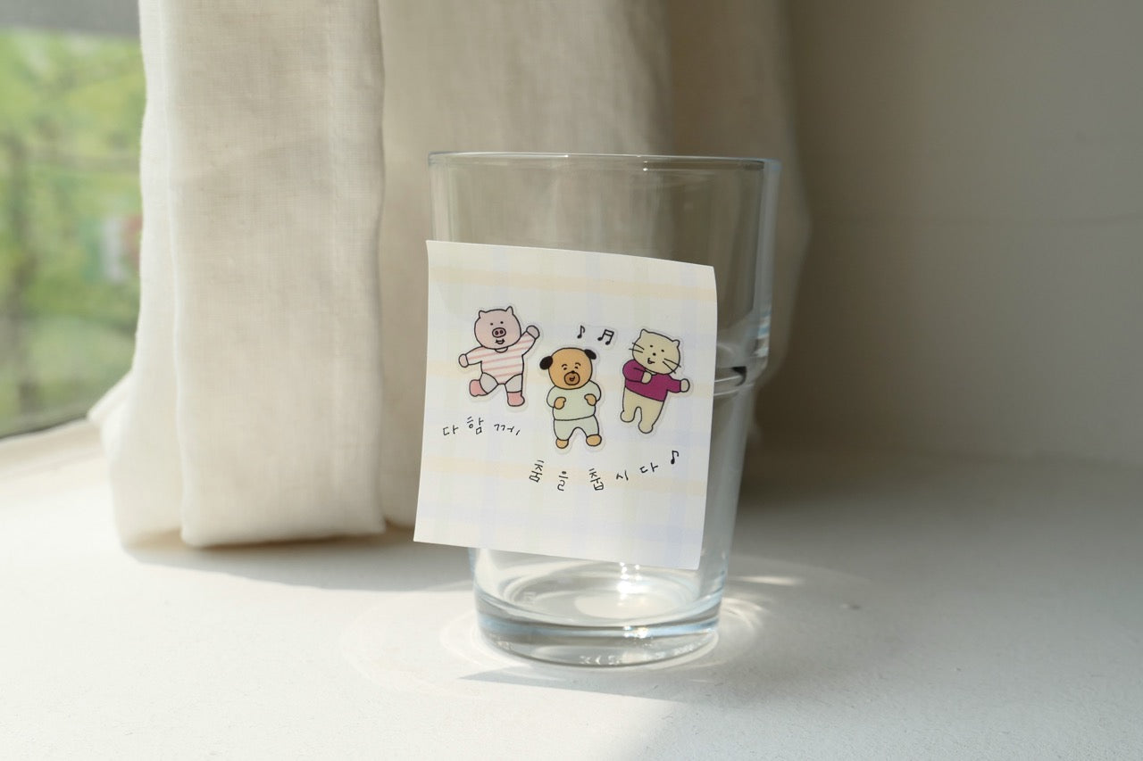 Suatelier Sticker Sheet No.1206, everybody dance!