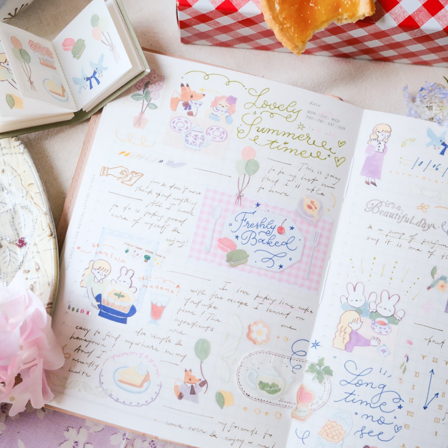 Teayou Kiss-cut PET Tape - Seasonal Tea Party Vol.1