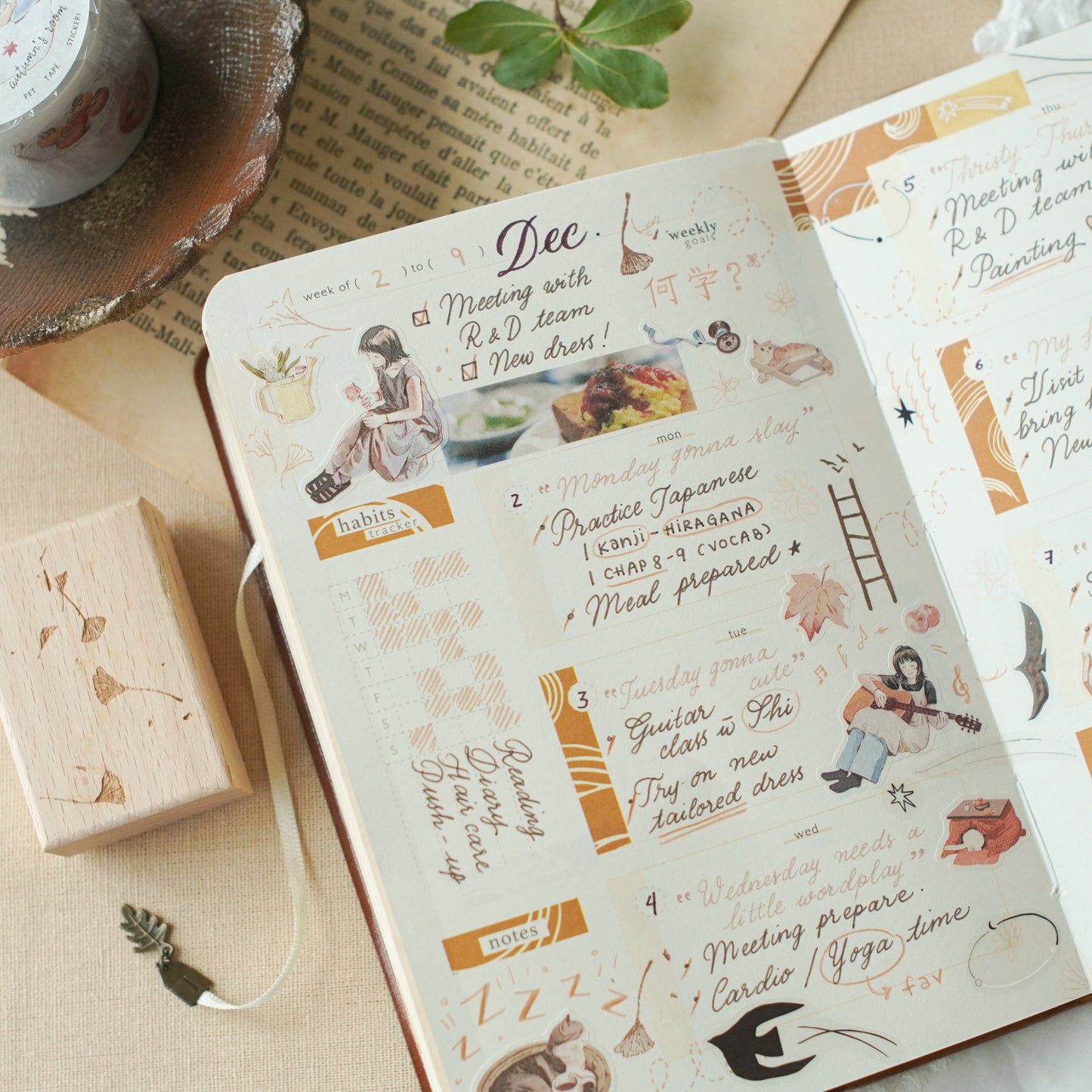 Teayou Kiss-cut PET Tape - Aki no Heya