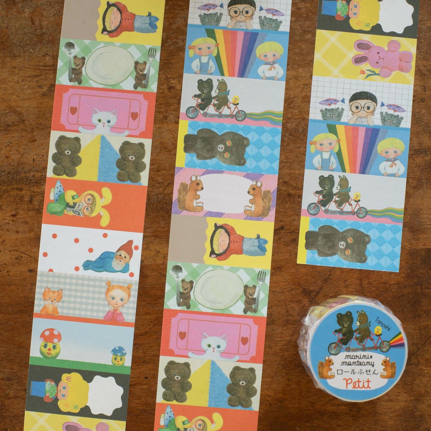 Tegamisha x marini monteany Sticky Memo Roll petit - Tanoshii