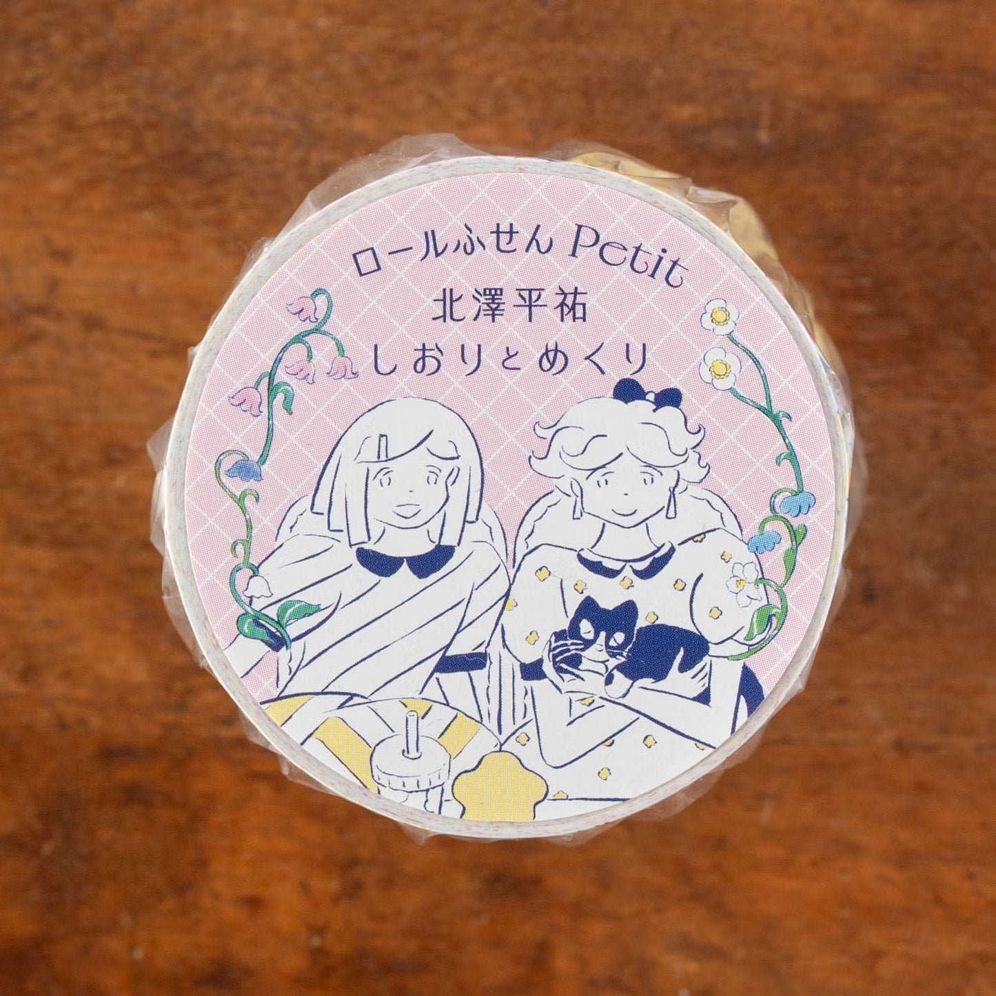 Tegamisha x Heisuke Kitazawa Sticky Memo Roll petit - Shiori and Mekuri
