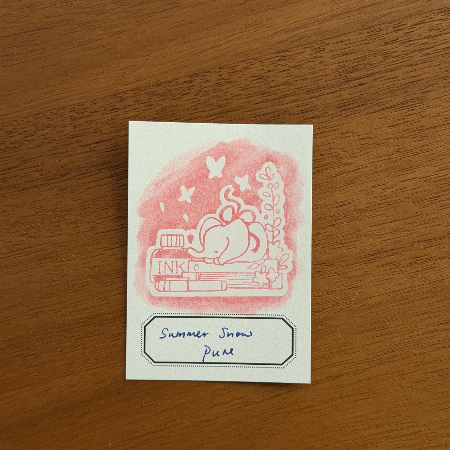 Tono & Lims Bottled Ink - Summer Snow Pure, Friendship Collection