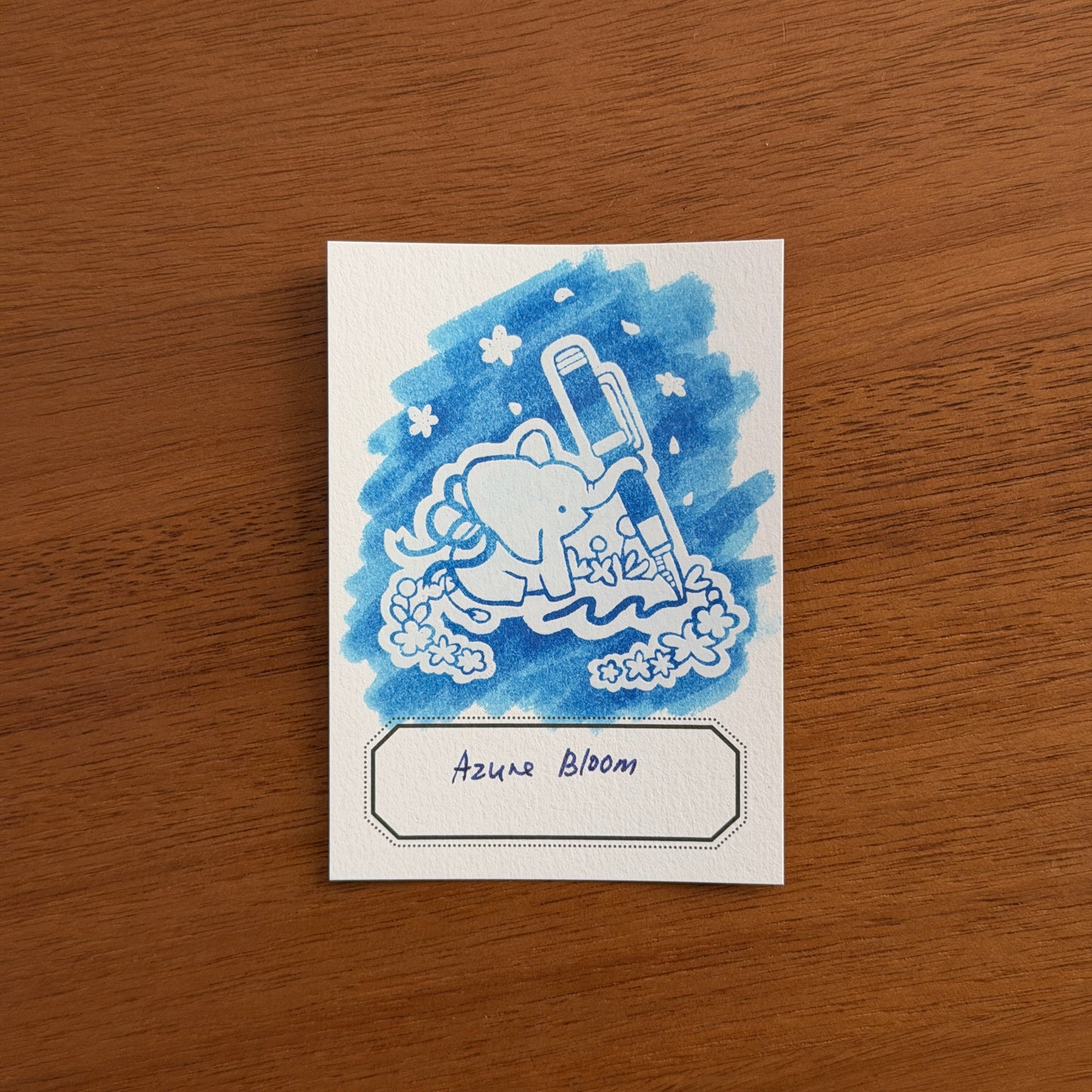 Tono & Lims Bottled Ink - Azure Bloom, Friendship Collection