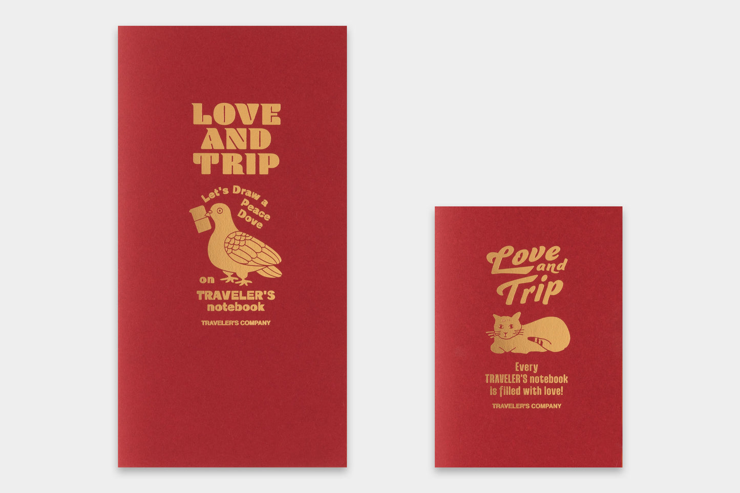 TRAVELER'S Notebook - Passport Size Refill - LOVE AND TRIP, Limited Edition