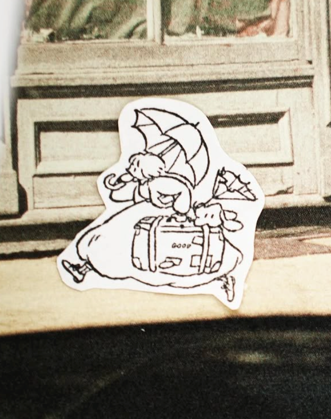 Yamadoro 2-in-1 Rubber Stamp Set - Among the Stars, Kamihaku Collab Special Edition