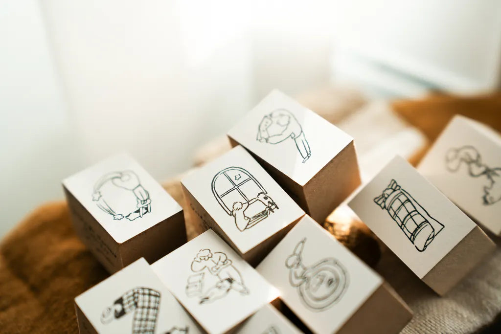 Yamadoro Rubber Stamp Set - Good Night Numbers
