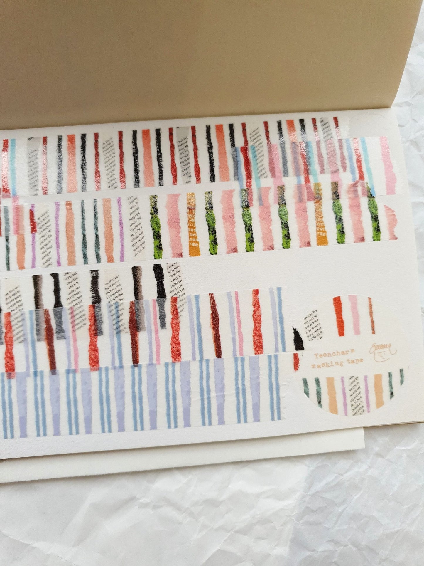 Yeon Charm Stripes Washi Tape