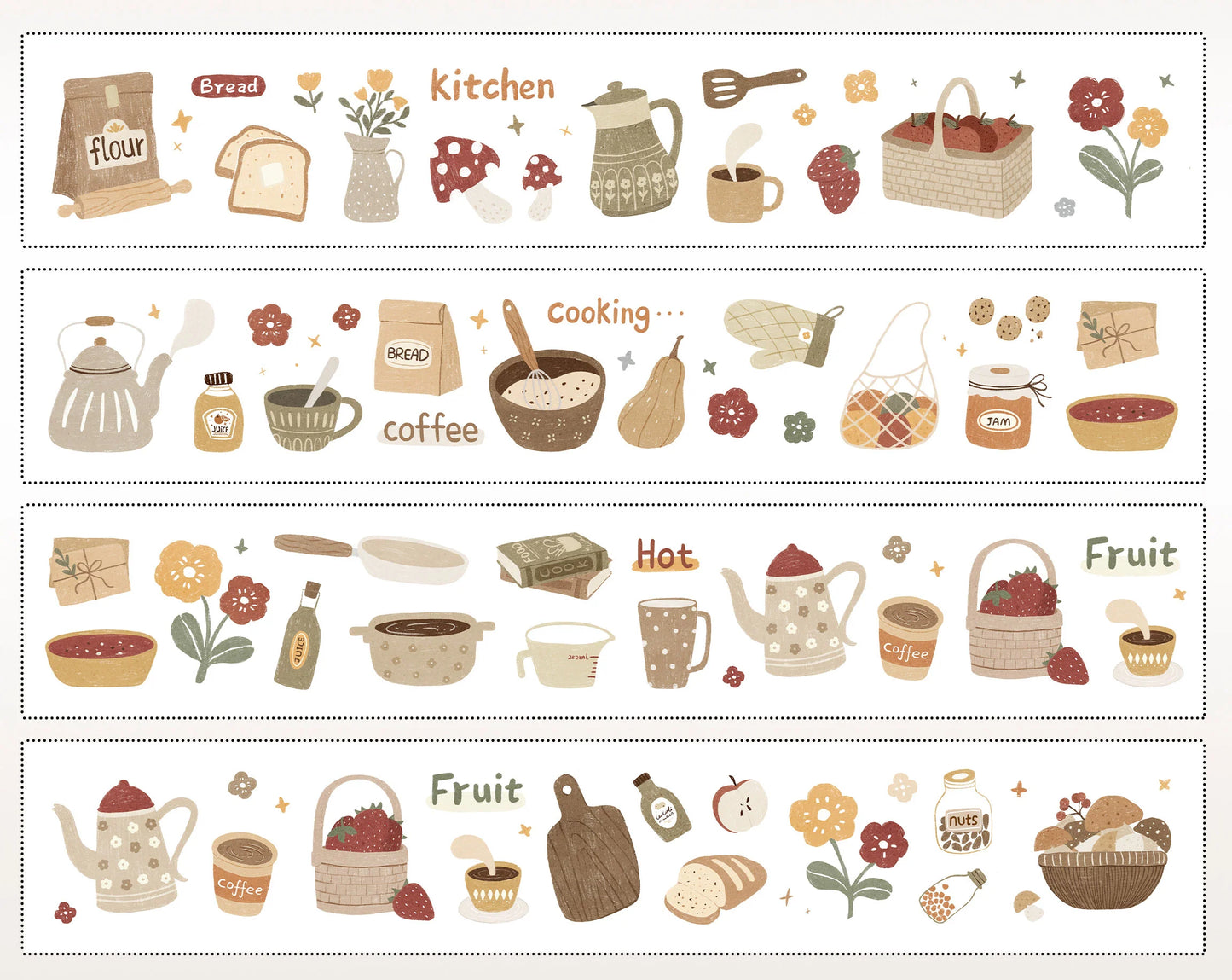 Yier Studio Kitchen Accessories Washi/PET Tape