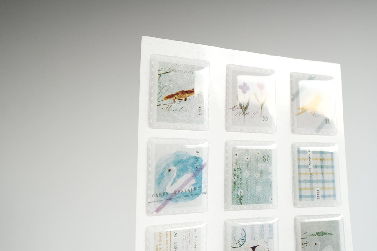 YOHAKU 3D Resin Sticker Sheet - Letters (M-213)