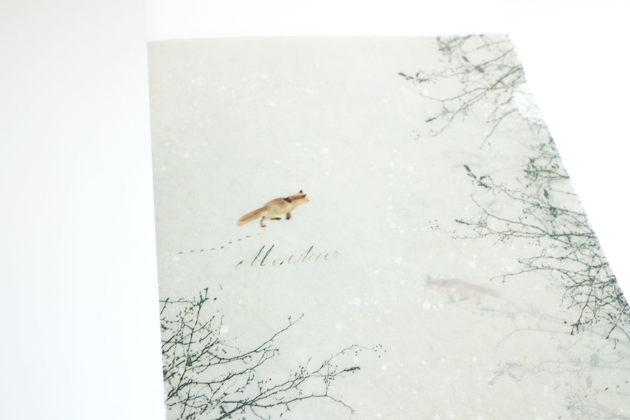 YOHAKU A5 Clear Folder - Snow Play (M-205)