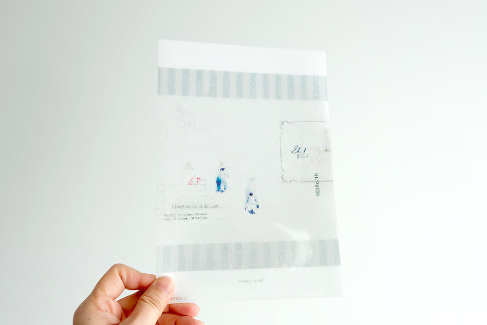 YOHAKU A5 Clear Folder - Winter Hibernation (M-216)