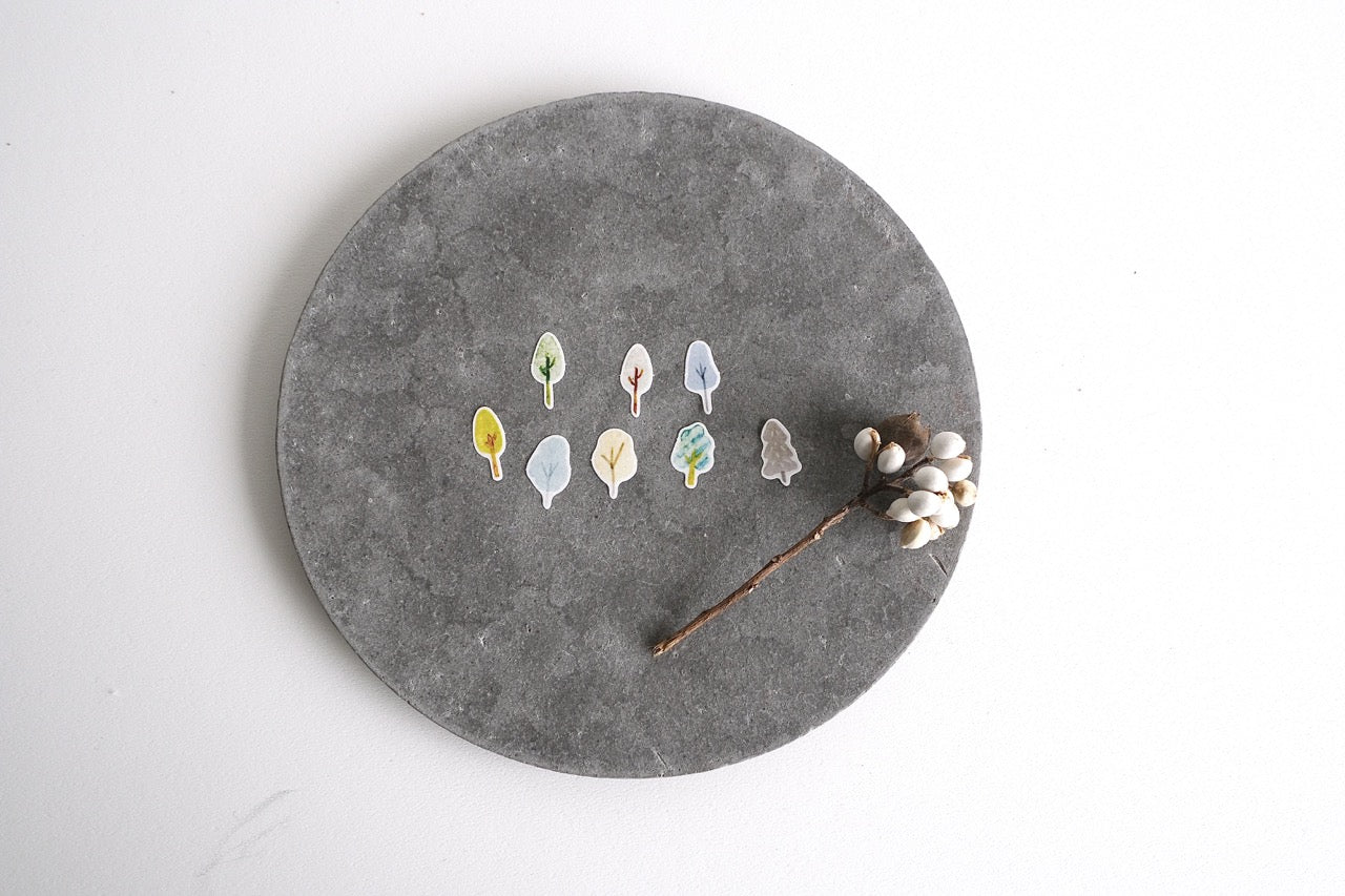 YOHAKU Washi Flake Seal - Deep in the Forest (F-019)