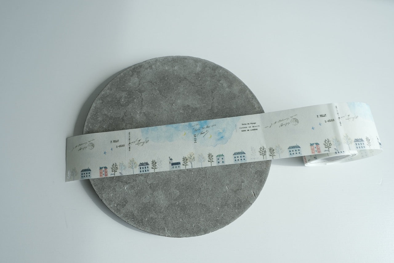 YOHAKU Gilded Tracing Memo Roll - Someday in a Street Corner (RF-004)