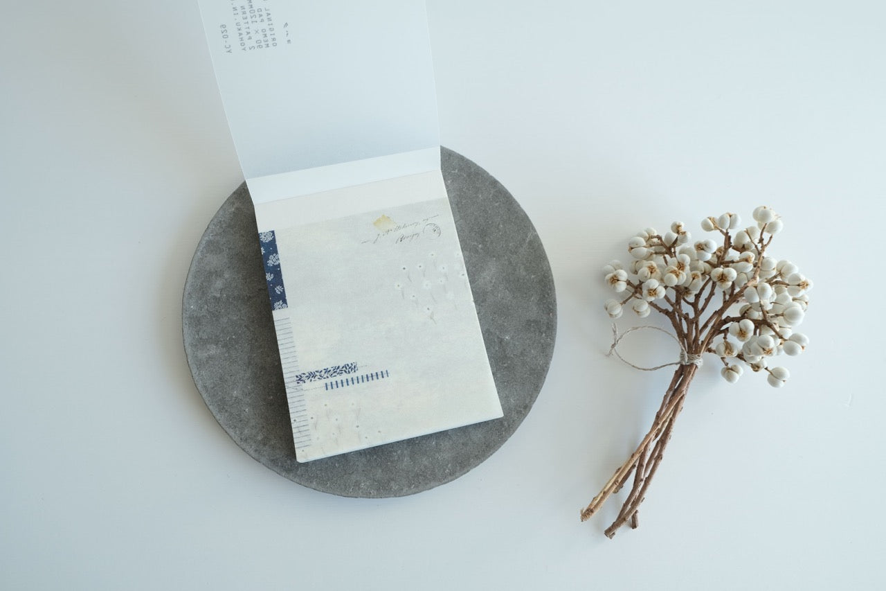 YOHAKU Memo Pad, Collaboration - Winter Haze (YC-029)