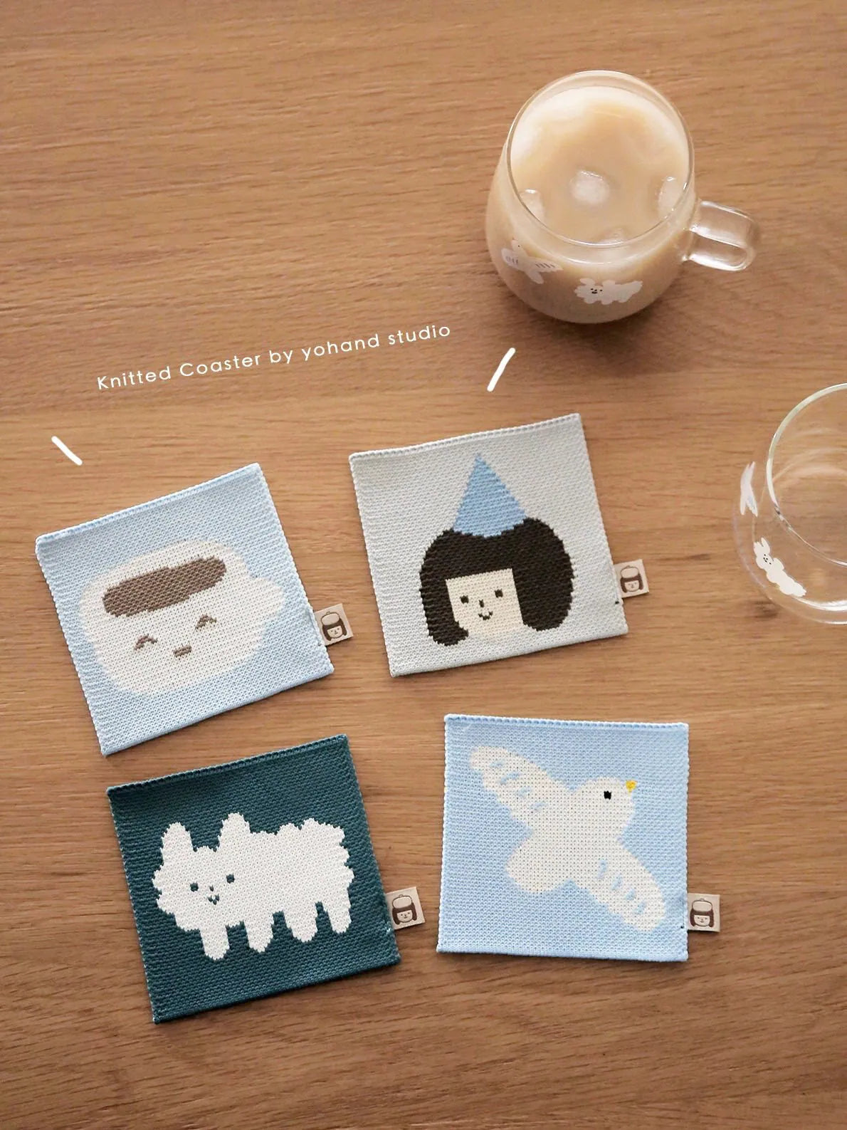 Yohand Studio Knit Coaster, 4 colors