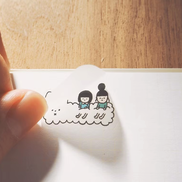 Yohand Studio Print-on Sticker - Dog Dog Cloud