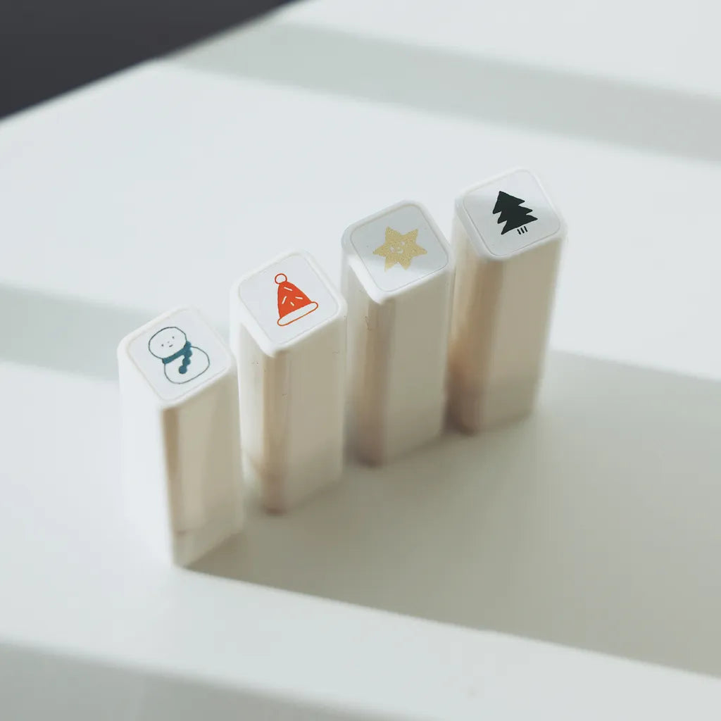 Yohand Studio Mini Self-inking Stamps, Winter Limited Edition