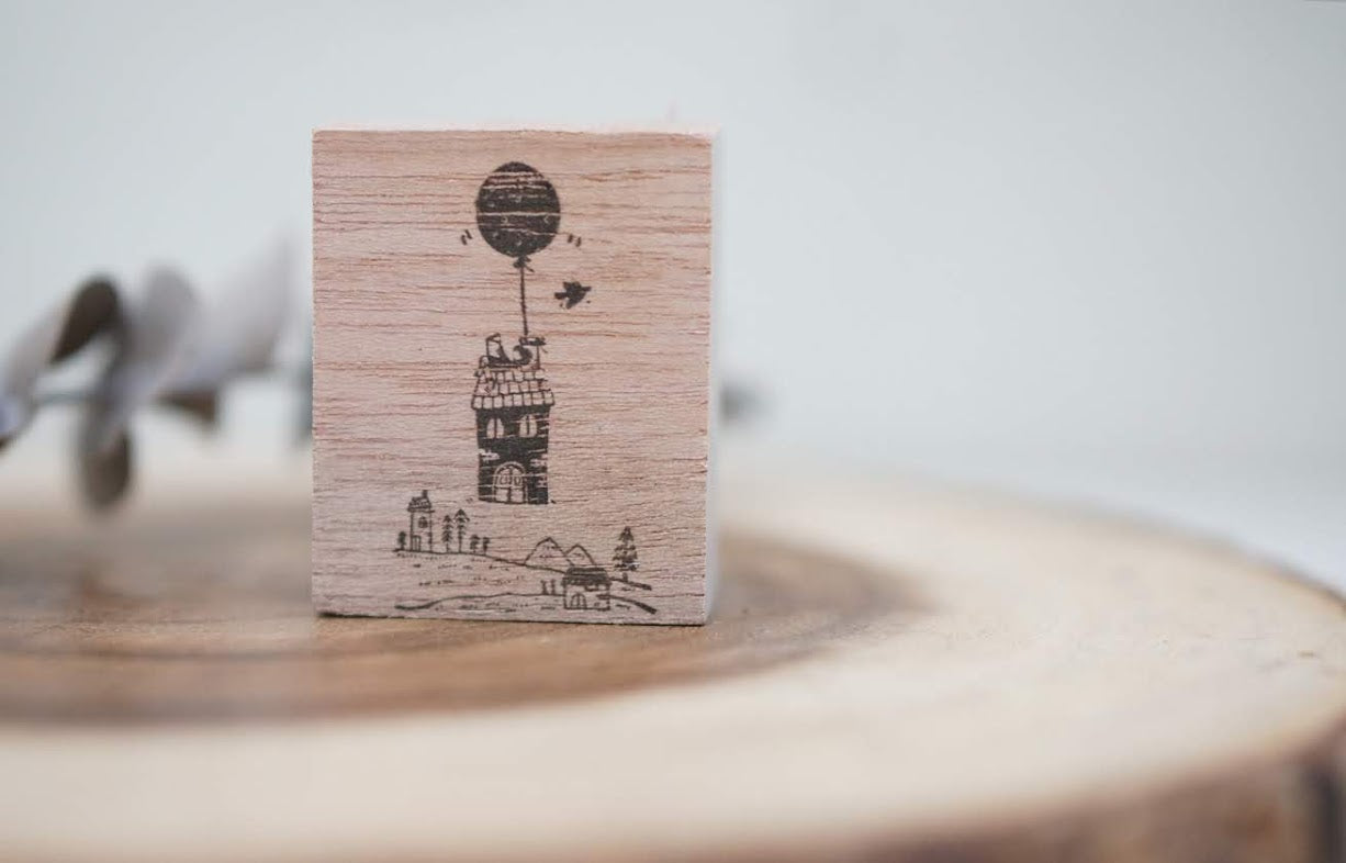 Black Milk Project Rubber Stamp - Floating House