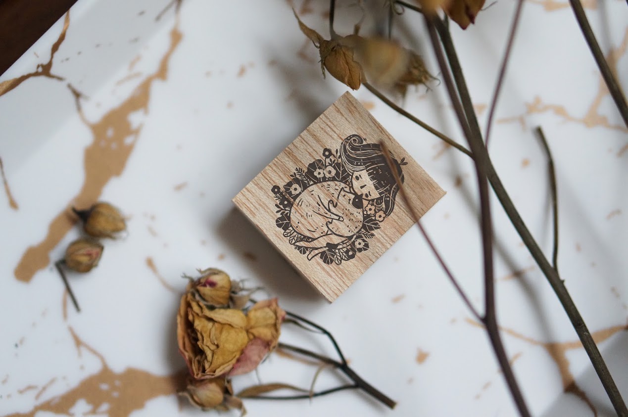 Black Milk Project Rubber Stamp - Miss Lulu (Hug)