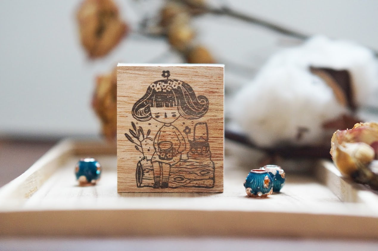 Black Milk Project Rubber Stamp - Miss Lulu (Tea Time)