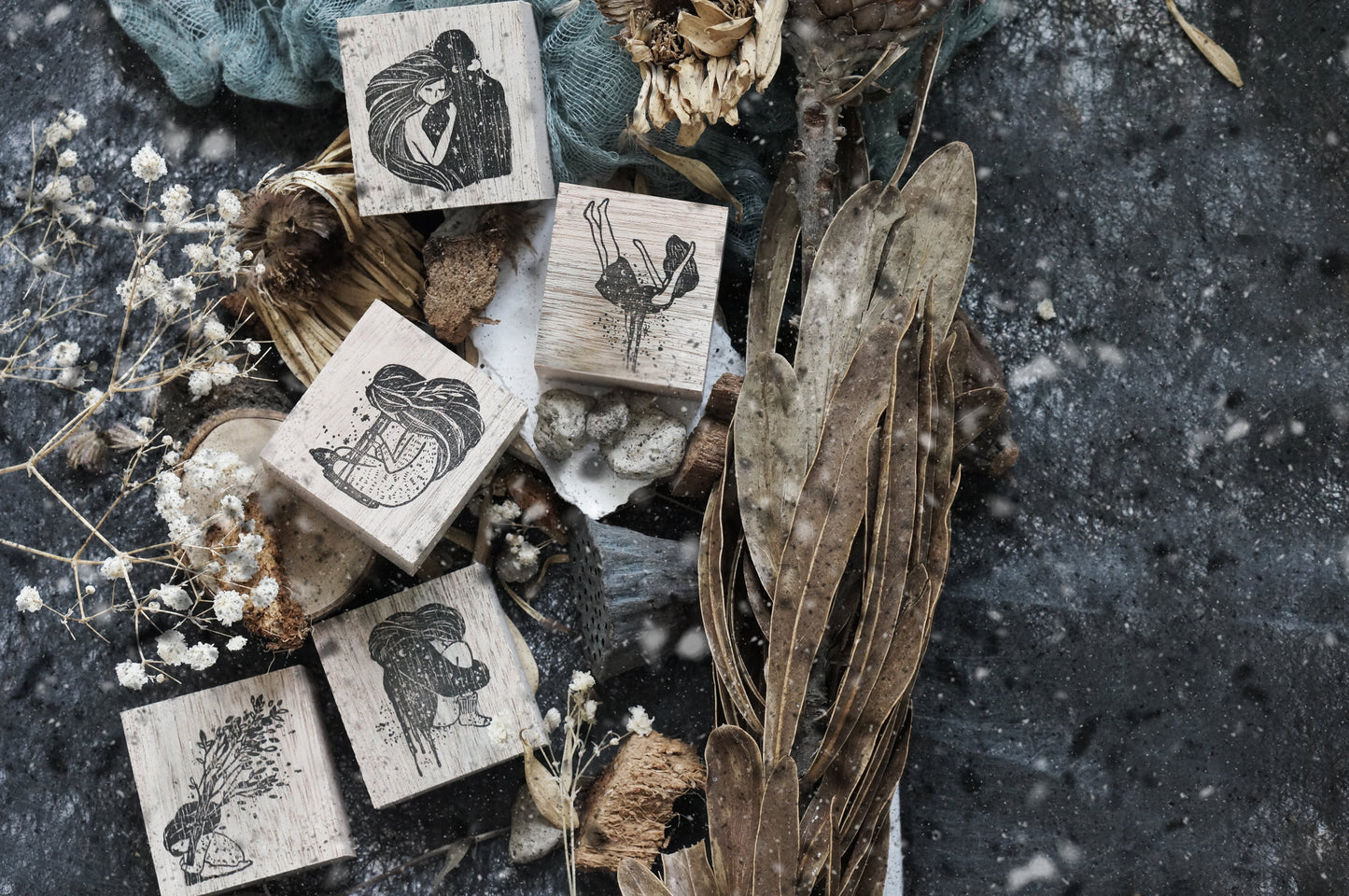 Black Milk Project Melancholy Series Rubber Stamp - Grounding