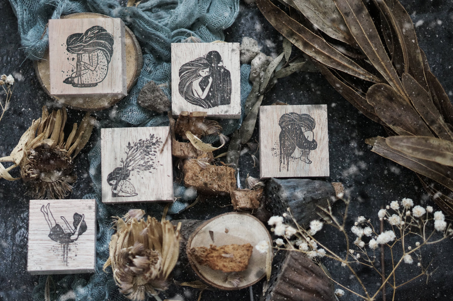 Black Milk Project Melancholy Series Rubber Stamp - Fall