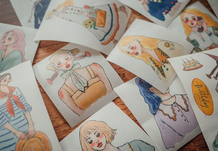 La Dolce Vita Flower Songs Washi Tape, 50mm