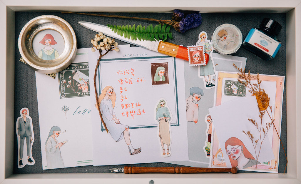 La Dolce Vita Tin Girls Stickers-Dearest, 30pcs