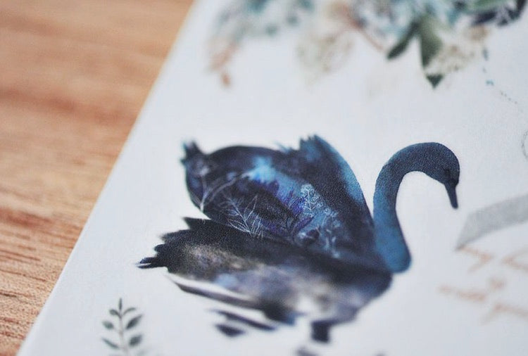 MU Print-On Stickers No.32: Swan Lake, 2 designs/packet