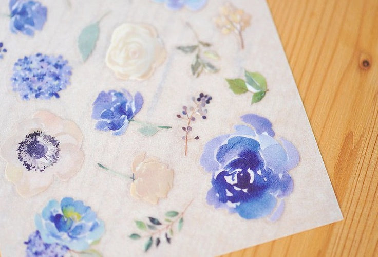 MU Print-On Stickers No.39: Blue Dreams, 2 designs/packet