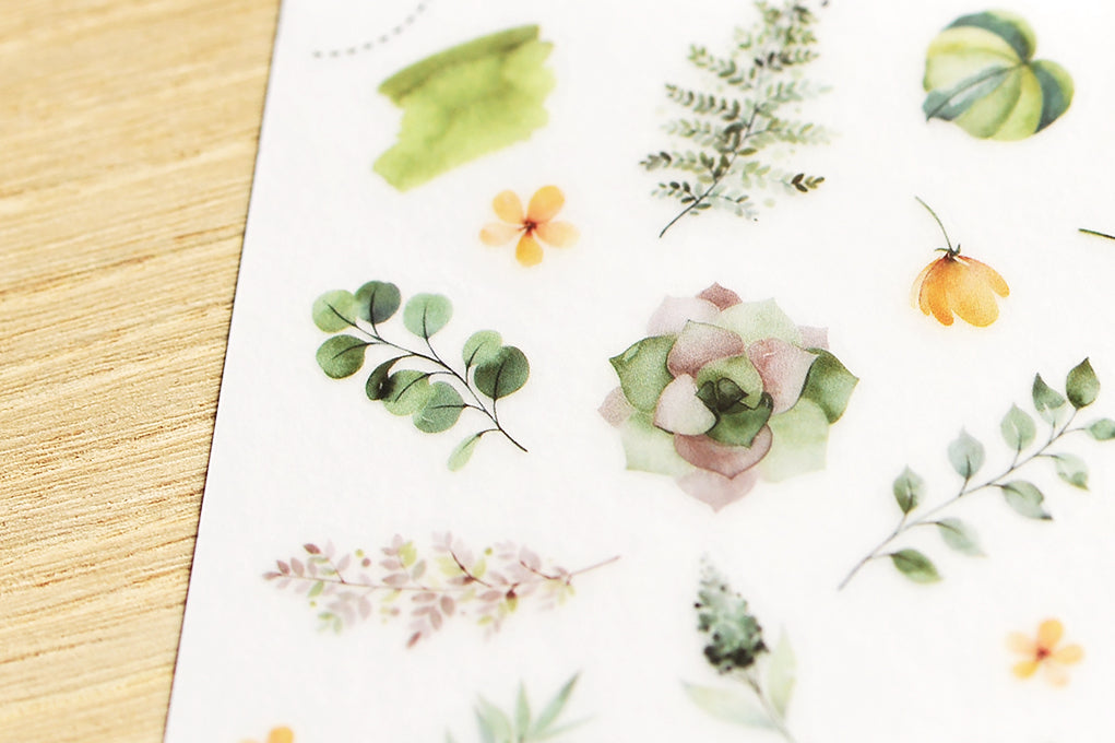 MU Print-On Stickers No.123: Serenity, 2 designs/packet