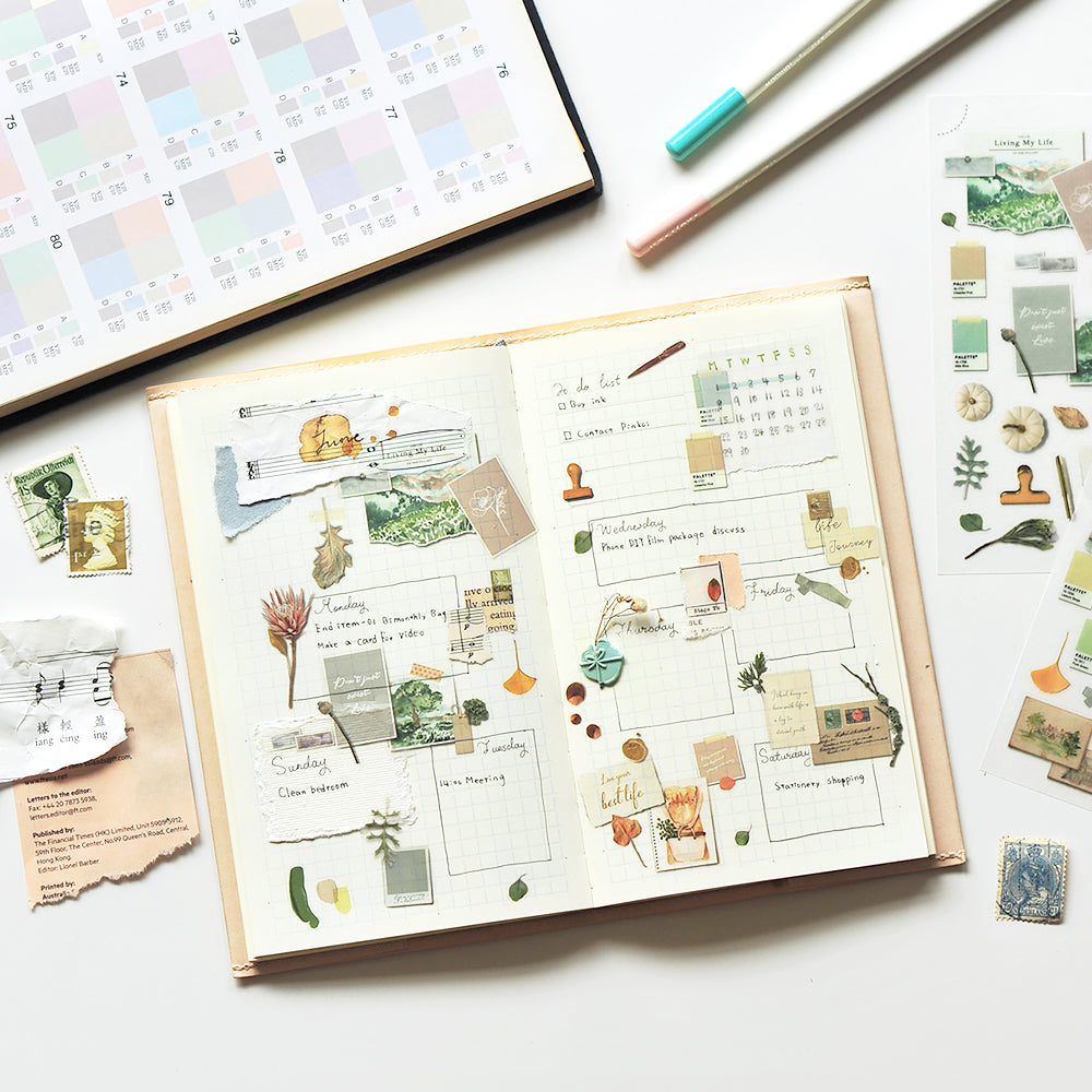 MU Print-On Stickers No.138: Everyday Things, 2 designs/packet