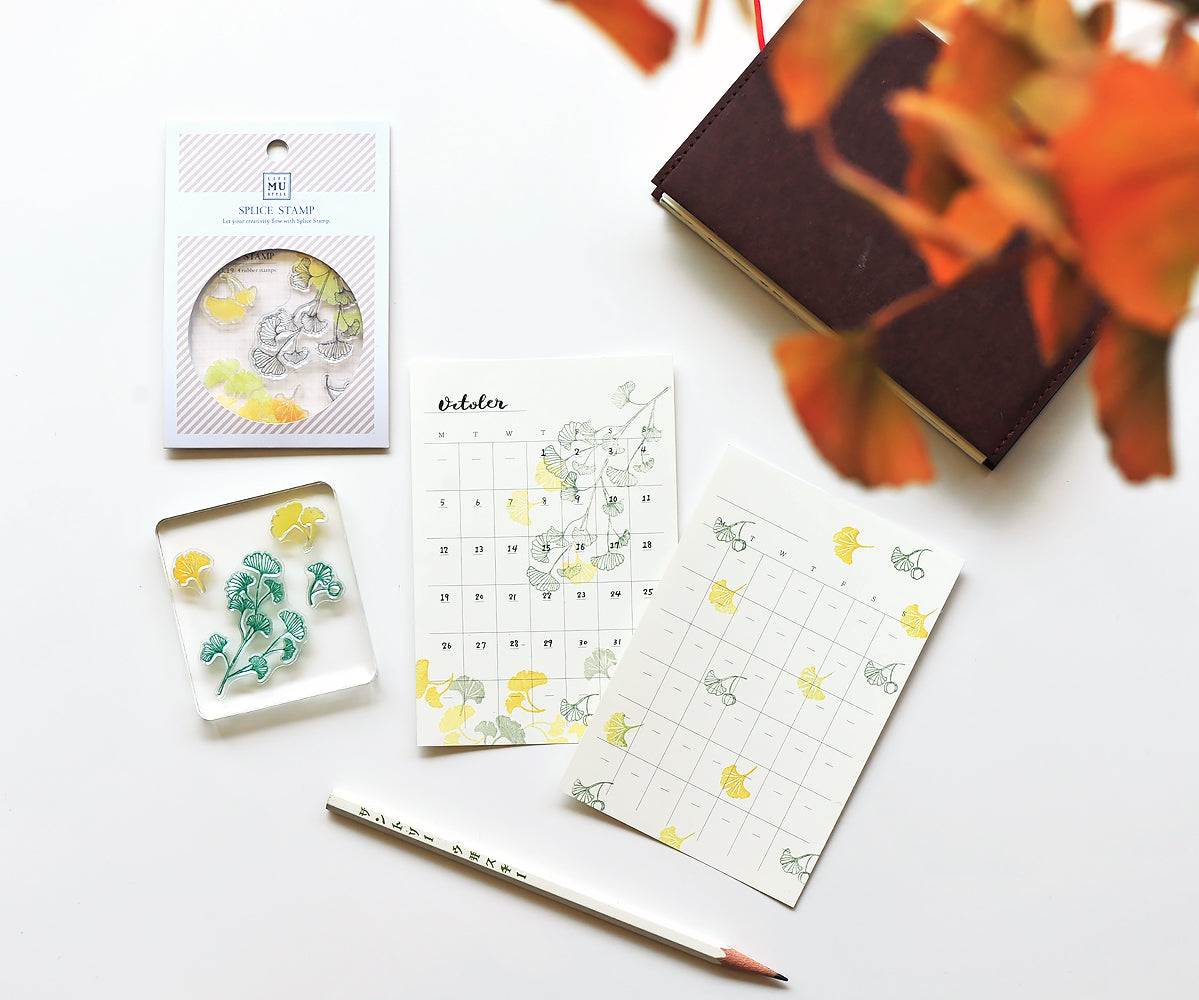 MU Lifestyle Floral Splice Clear Stamp Set - No.19