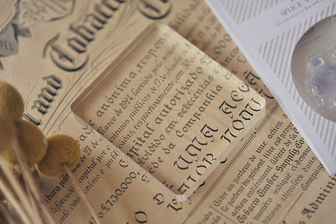 MU Clear Stamp Acrylic Block